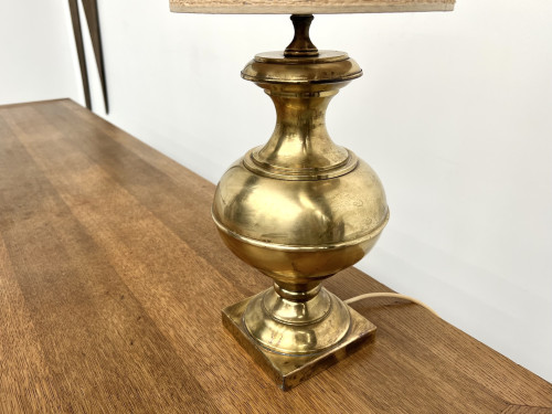 Lampe de table vintage en laiton, vue 4