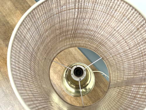 Lampe de table vintage en laiton, vue 6