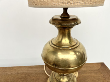 Lampe de table vintage en laiton, vue 11