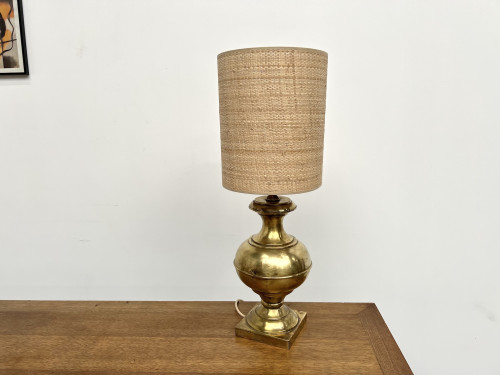 Lampe de table vintage en laiton, vue 13