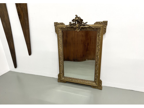 Miroir au mercure "rocaille" Napoléon III, vue 3