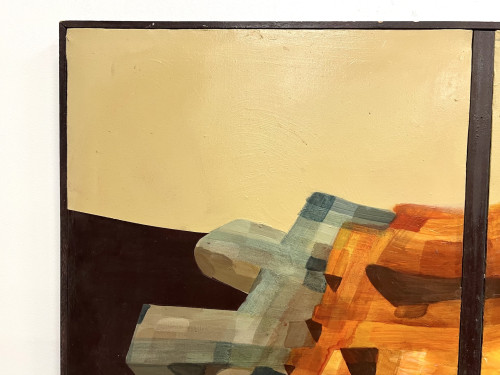 Diptyque moderniste, huile sur toile, vue 10