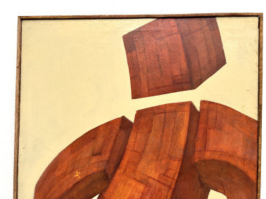 Peinture "Corps totem en torsion", vue 8