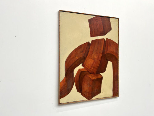 Peinture "Corps totem en torsion", vue 13