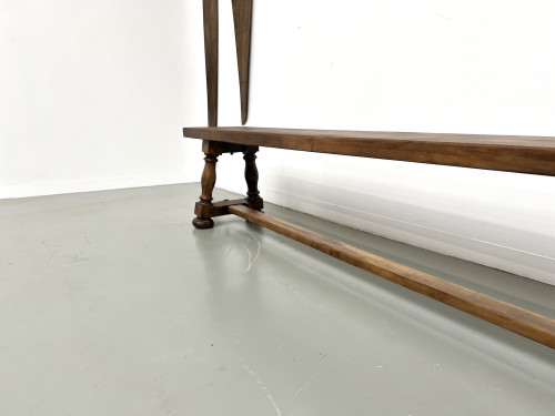 Banc à piétement balustre, circa 1950, vue 6