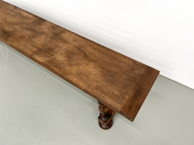 Banc à piétement balustre, circa 1950, vue 7
