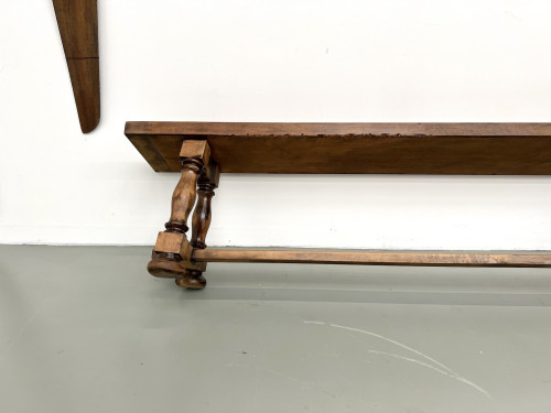 Banc à piétement balustre, circa 1950, vue 13