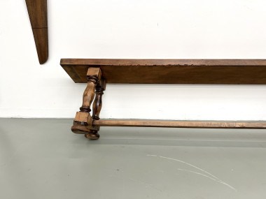 Banc à piétement balustre, circa 1950, vue 13