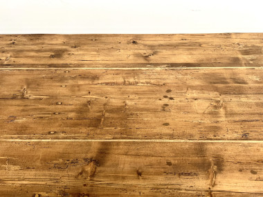 Table de ferme en pin des années 50, vue 19