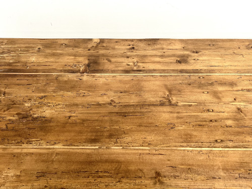 Table de ferme en pin des années 50, vue 20