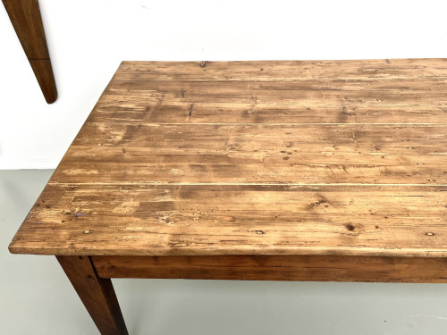 Table de ferme en pin des années 50, vue 29