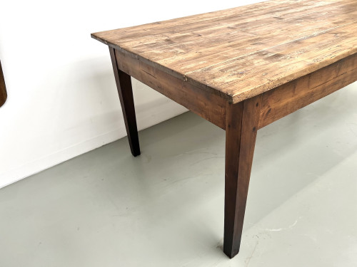 Table de ferme en pin des années 50, vue 31