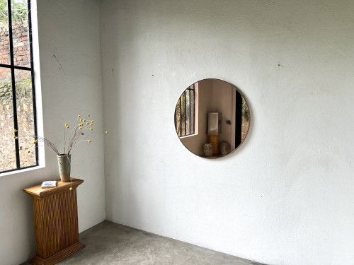 Miroir rond au mercure, 1970, vue 1