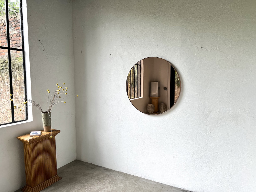 Miroir rond au mercure, 1970, vue 1