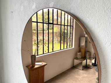 Miroir rond au mercure, 1970, vue 3