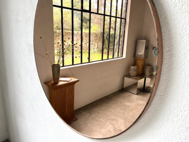 Miroir rond au mercure, 1970, vue 4