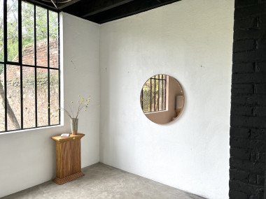 Miroir rond au mercure, 1970, vue 7