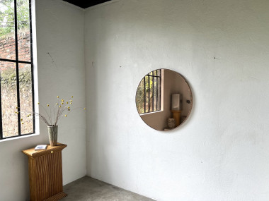 Miroir rond au mercure, 1970, vue 8