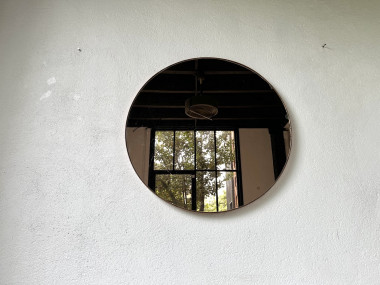 Miroir rond au mercure, 1970, vue 10