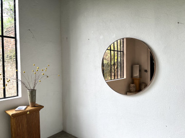 Miroir rond au mercure, 1970, vue 12