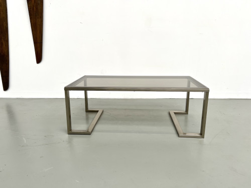 Table basse moderniste, circa 1970, vue 5