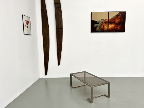 Table basse moderniste, circa 1970, vue 15