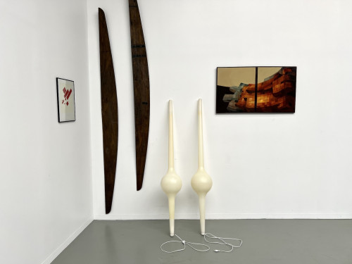 Paire de lampes Michael Young Sticklight, vue 2