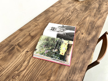 Grande table en pin massif, années 1970, vue 12
