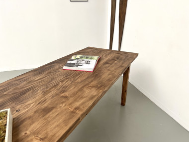 Grande table en pin massif, années 1970, vue 23