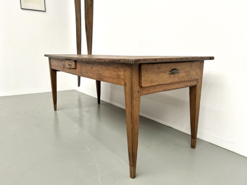 Table en chêne massif XIXe siècle, vue 4
