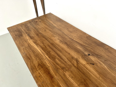 Table en chêne massif XIXe siècle, vue 7