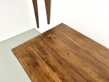 Table en chêne massif XIXe siècle, vue 8