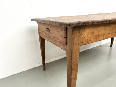 Table en chêne massif XIXe siècle, vue 9