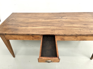 Table en chêne massif XIXe siècle, vue 11