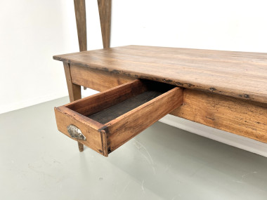 Table en chêne massif XIXe siècle, vue 13