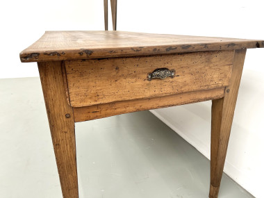 Table en chêne massif XIXe siècle, vue 14