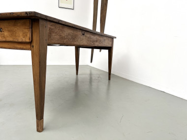 Table en chêne massif XIXe siècle, vue 26
