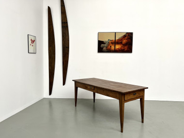 Table en chêne massif XIXe siècle, vue 30