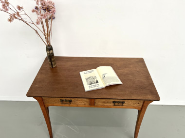 Petit bureau en bois des années 40-50, vue 4
