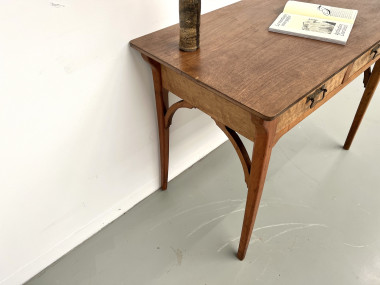 Petit bureau en bois des années 40-50, vue 6