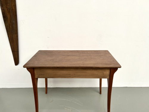 Petit bureau en bois des années 40-50, vue 12
