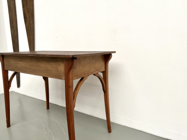 Petit bureau en bois des années 40-50, vue 14