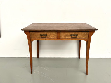 Petit bureau en bois des années 40-50, vue 17