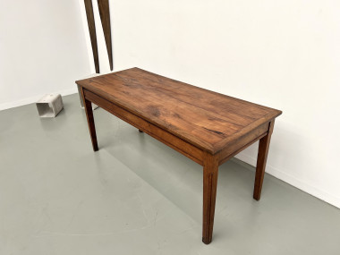 Petite table en chêne et merisier, 1950, vue 12