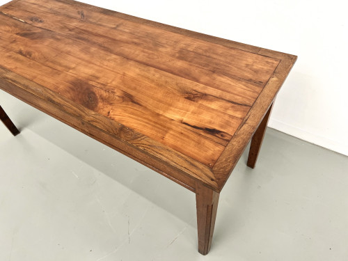 Petite table en chêne et merisier, 1950, vue 16