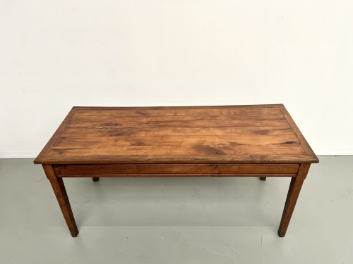 Petite table en chêne et merisier, 1950, vue 17