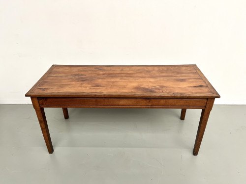 Petite table en chêne et merisier, 1950, vue 18