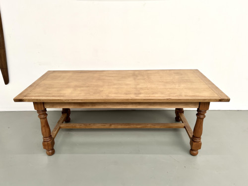 Table en chêne et cerisier – Années 70, vue 4