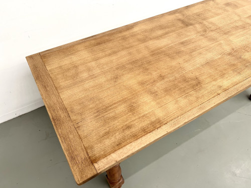 Table en chêne et cerisier – Années 70, vue 7