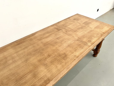 Table en chêne et cerisier – Années 70, vue 8